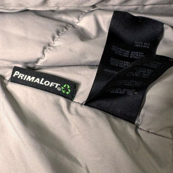 The North Face Primaloft Insulated Full Zip Jacket Off White Ivory - Picture 4 of 13